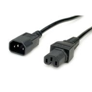 Power cable C14 to C15 extension, 1m, 19.99.1121