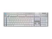 Безжична геймърска механична клавиатура Logitech G915X White Lightspeed - GL Tactile Switch