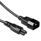 Power cable C14 to C15 extension, 0.5m, ACT AK5218