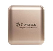 Твърд диск Transcend 1TB, External SSD, ESD420G, USB 20Gbps, Type C, Magsafe, Champagne Gold