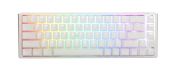 Геймърскa механична клавиатура Ducky One 3 Pure White SF 65%, Hotswap Cherry MX Clear, RGB, PBT Keycaps
