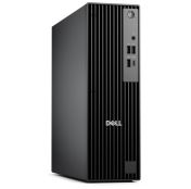 Настолен компютър Dell Pro Slim QCS1250, Intel Core Ultra 5 235 (13 TOPS NPU, 14 cores, up to 5.0GHz), 1x 8GB, DDR5, up to 5600 MT/s, 512GB SSD, Integrated Graphics, Bulgarian Keyboard&Mouse, 180W, Ubuntu, 3Y PS