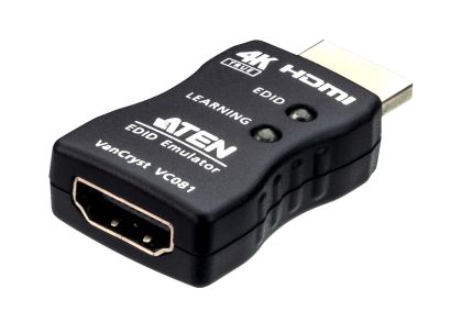 ЕDID емулатор адаптер ATEN VC081A, HDMI, 4K, Черен