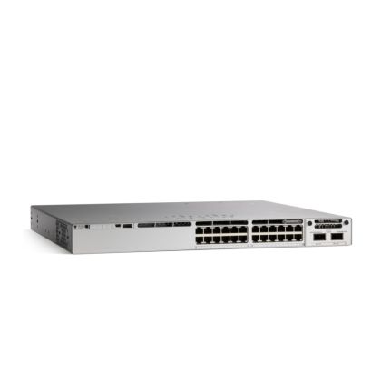 Комутатор Cisco Catalyst 9300 24-port 1G copper, with fixed 4x1G SFP uplinks, data only Network Essentials