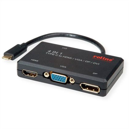 USB3.1 C to HDMI/DVI/DP/VGA Adapter,M/F,12.03.3138