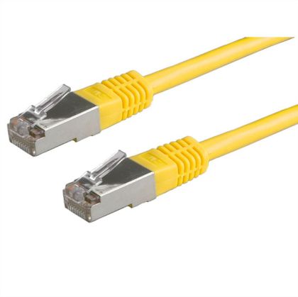 Patch cable S/FTP Cat.6 5m, Yellow, 21.99.1362