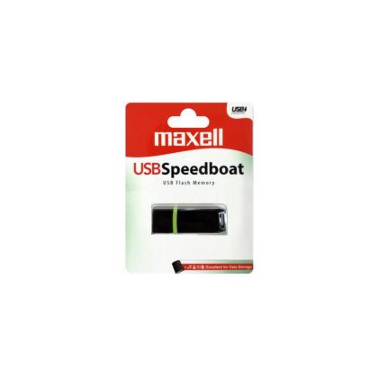 USB памет MAXELL SPEEDBOAT, USB 2.0, 4GB, ЧЕРЕН