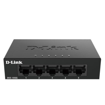 Комутатор D-Link 5-Port Gigabit Ethernet Metal Housing Unmanaged Switch
