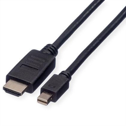 Cable Mini DP - HDMI M, 2m, Roline 11.04.5791