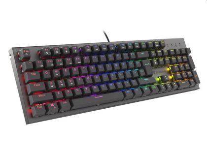 Клавиатура Genesis Mechanical Gaming Keyboard Thor 303 RGB Backlight Red Switch Hot Swap US Layout Black