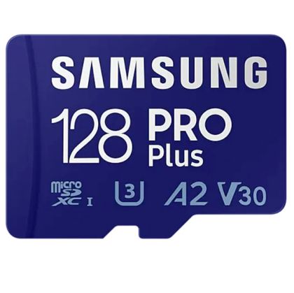 Micro SDXC 128GB V30 Cl10+SD Adapter, Samsung PRO+