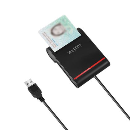 Cardreader U2.0, Smart ID, CR0047, Black