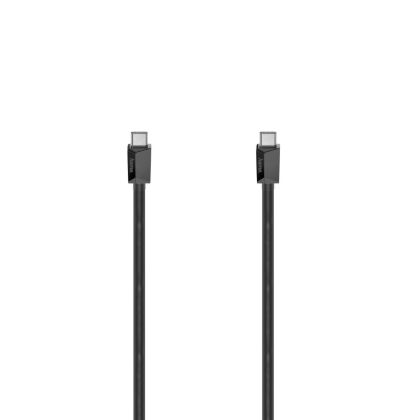 Кабел HAMA eMarker чип USB 3.2 Gen 1, USB-C мъжко - USB-C мъжко, 0.75 м, 5 Gbit/s, 100W