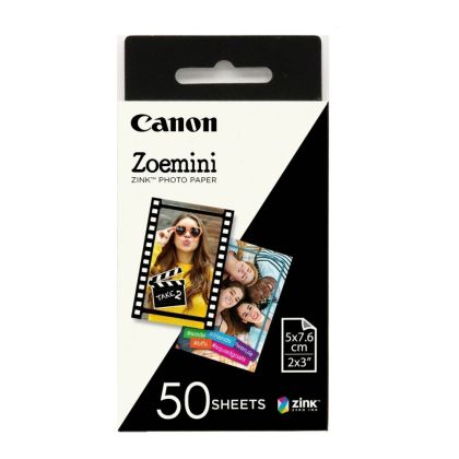 Хартия Canon Zink Paper ZP-203050S 50 Sheets for Zoemini Portable Printer