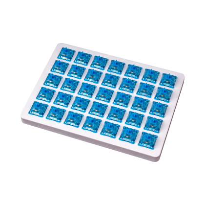 Суичове за механична клавиатура Keychron Gateron Phantom Blue Switch, Комплект 35 броя