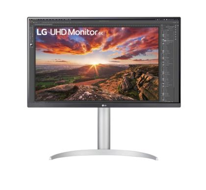 Монитор LG 27UP850N-W, 27" UHD 4K IPS, Anti-Glare, DCI-P3 95%, Cinema Screen, 5ms, 1200:1, 400 cd/m2, 3840x2160, HDR 400, MAXX Audio 5W x 2, USB type-C charging (up to 90W), HDMI, DisplayPort, AMD FreeSync, Headphone out, Tilt, Height (Range), Pivot