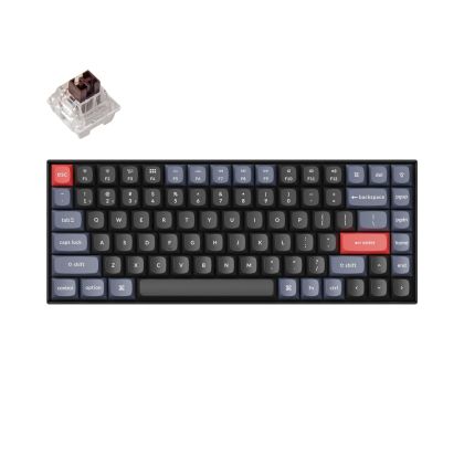 Геймърска механична клавиатура Keychron K2 Pro Hot-Swappable Keychron K Pro Mechanical Brown switch, RGB Backlight Plastic Frame