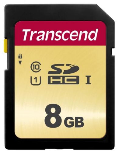 Памет Transcend 8GB SD Card UHS-I U1, MLC