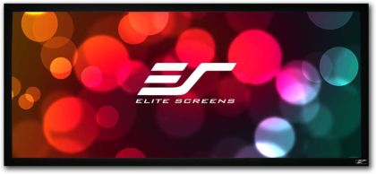 Екран Elite Screen R166WH1-Wide, 166" (2.35:1), BLACK FRAME, 388 x 165.1 cm, CineWhite