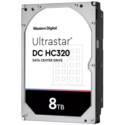 Твърд диск Western Digital Ultrastar 8TB ( 3.5", 256MB, 7200 RPM, SATA 6Gb/s, 512N SE )