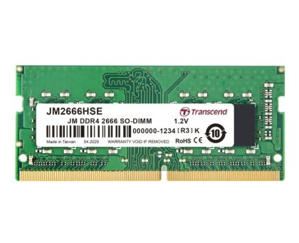 Памет Transcend 32GB JM DDR4 2666Mhz SO-DIMM 2Rx8 2Gx8 CL19 1.2V