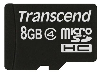 Памет Transcend 8GB micro SDHC (No Box & Adapter, Class 4)