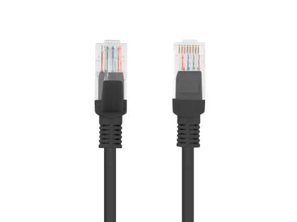 Кабел Lanberg patch cord CAT.5E 20m, black