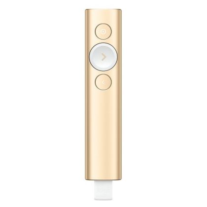 Безжичен презентер Logitech Spotlight Presentation Remote - Gold