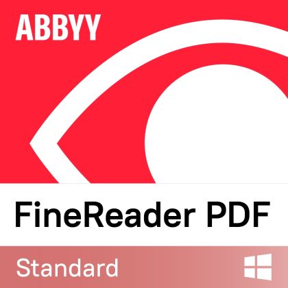 Лиценз за ползване на програмен продукт ABBYY FineReader PDF Standard, Volume License (per Seat), Subscription 1 year,  5 - 25 Licenses