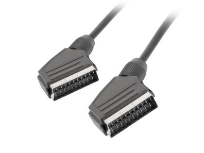Кабел Lanberg cable SCART-SCART (EURO-EURO) 1.8m