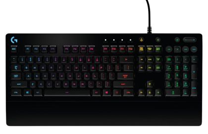 Клавиатура Logitech G213 Prodigy Gaming Keyboard, Lightsync, Spill Resistant, Palm Rest, Media Controls, Black