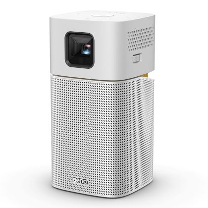 Мултимедиен проектор BenQ GV1 Poratable, DLP, LED, 480p (854x480), 100 000:1, 200 ANSI Lumens, 35"@1m, Speaker 5W, Bluetooth Speaker, Auto Keystone, WiFi, Smart TV Apps, USB Reader, 3-Hour Battery, 0.7kg