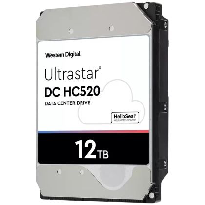 Твърд диск Western Digital Ultrastar 12TB ( 3.5", 256MB, 7200 RPM, SATA 6Gb/s, 512N SE )