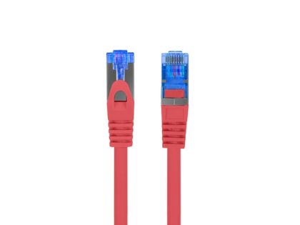 Кабел Lanberg patch cord CAT.6A FTP LSZH CCA 1m Fluke Passed, red