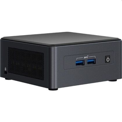 PC система Intel NUC 11 Pro Kit NUC11TNHv7, EU cord, i7 vPro Processor with Irix Xe graphics, dual M.2 slot, 2.5" SATA slot, 2xHDMI, 2x Thunderbolt 4 (USB-C+DP)