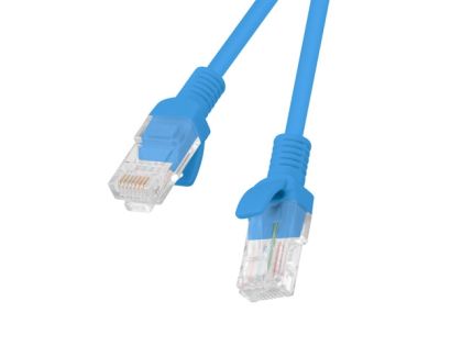 Кабел Lanberg patch cord CAT.6 0.5m, blue