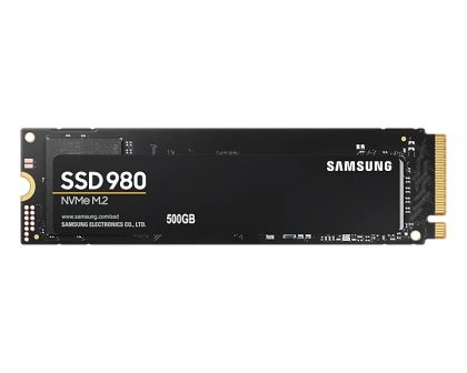Твърд диск Samsung SSD 980 500GB PCIe 3.0 NVMe 1.4 M.2 V-NAND 3-bit MLC, Pablo Controller, 256-bit Encryption, Read 3100 MB/s Write 2600 MB/s