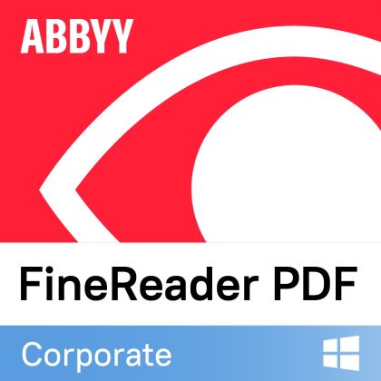 Лиценз за ползване на програмен продукт ABBYY FineReader PDF Corporate, Volume License (Remote User), Subscription 1 year, 5 - 25 Licenses