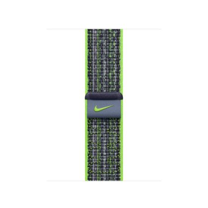 Каишка за часовник Apple 41mm Bright Green/Blue Nike Sport Loop