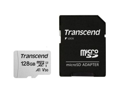 Памет Transcend 128GB microSD w/ adapter UHS-I U3 A1