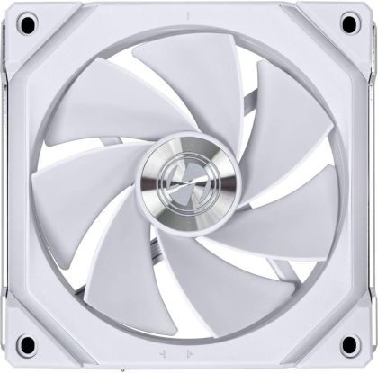 Вентилатор Lian Li Uni Fan REVERSE SL V2, 120mm, ARGB, Бял