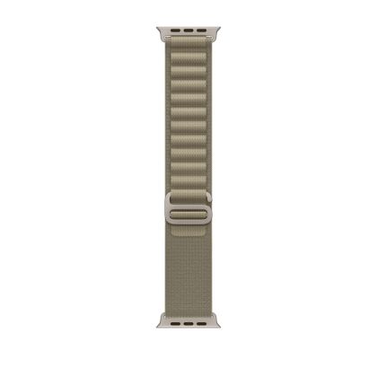 Каишка за часовник Apple 49mm Olive Alpine Loop - Medium