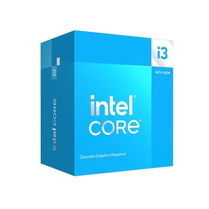 Процесор Intel Core i3-14100F 4C/8T (3.5GHz / 4.7GHz Boost, 12MB, 58W, LGA1700)