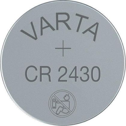 Бутонна батерия литиева CR 2430 1pc  bulk 3V  VARTA