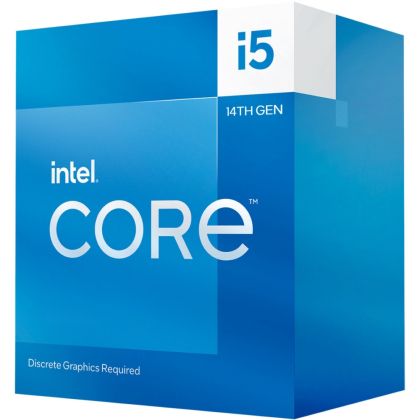 Процесор Intel Core i5-14400F 10C/16T (eC 1.8GHz / pC 2.5GHz / 4.7GHz Boost, 20MB, 65W, LGA1700)
