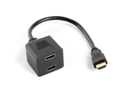 Адаптер Lanberg adapter HDMI-A (m) -> HDMI-A (f) x2 splitter, 20cm cable
