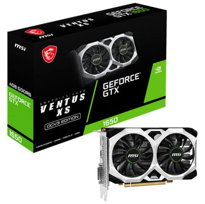 VGA MSI GTX1650 D6 VENTUS XS OCV3