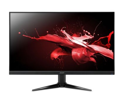 Монитор Acer Nitro QG241YEbii, 23.8" IPS, Anti-Glare, LED, ZeroFrame, FreeSync, 100Hz,1ms(VRB), 100M:1, 250nits, FHD (1920x1080), sRGB99%, VGA, 2xHDMI, Tilt, Black