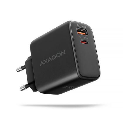USB-A/C Charger, 45W, PD3.0/QC4+, AXAGON ACU-PQ45