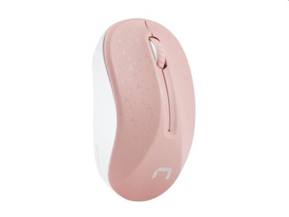 Мишка Natec Mouse Toucan Wireless 1600 DPI Optical Pink-White